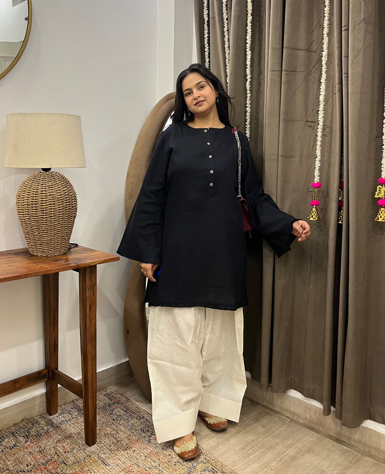 All Time Fave -Classic Black Everyday Kurta