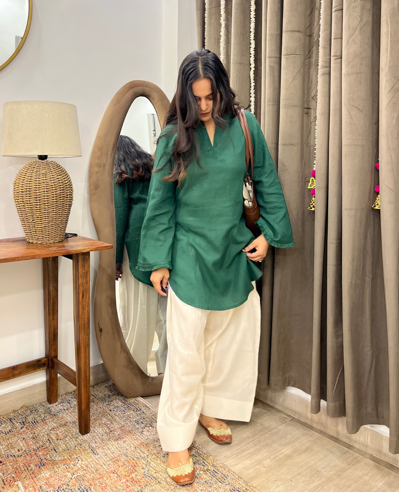 Chill Leaf - Classic Green Everyday Kurta
