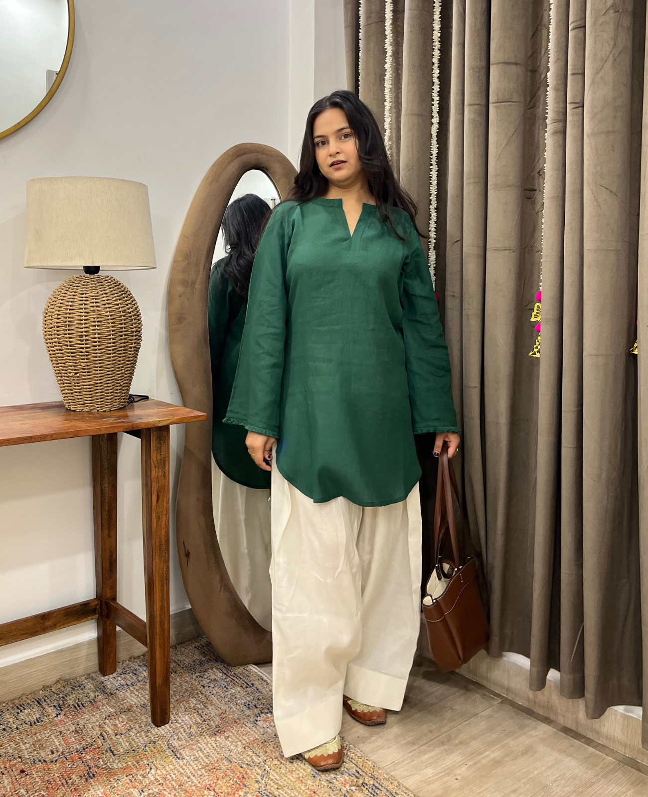 Chill Leaf - Classic Green Everyday Kurta