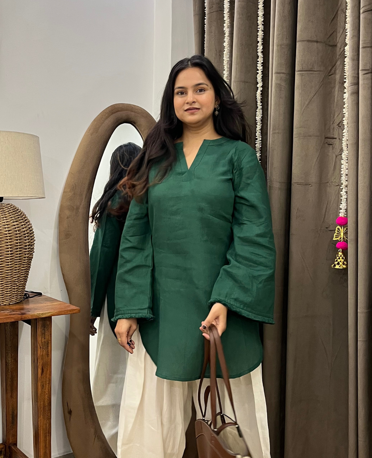 Chill Leaf - Classic Green Everyday Kurta