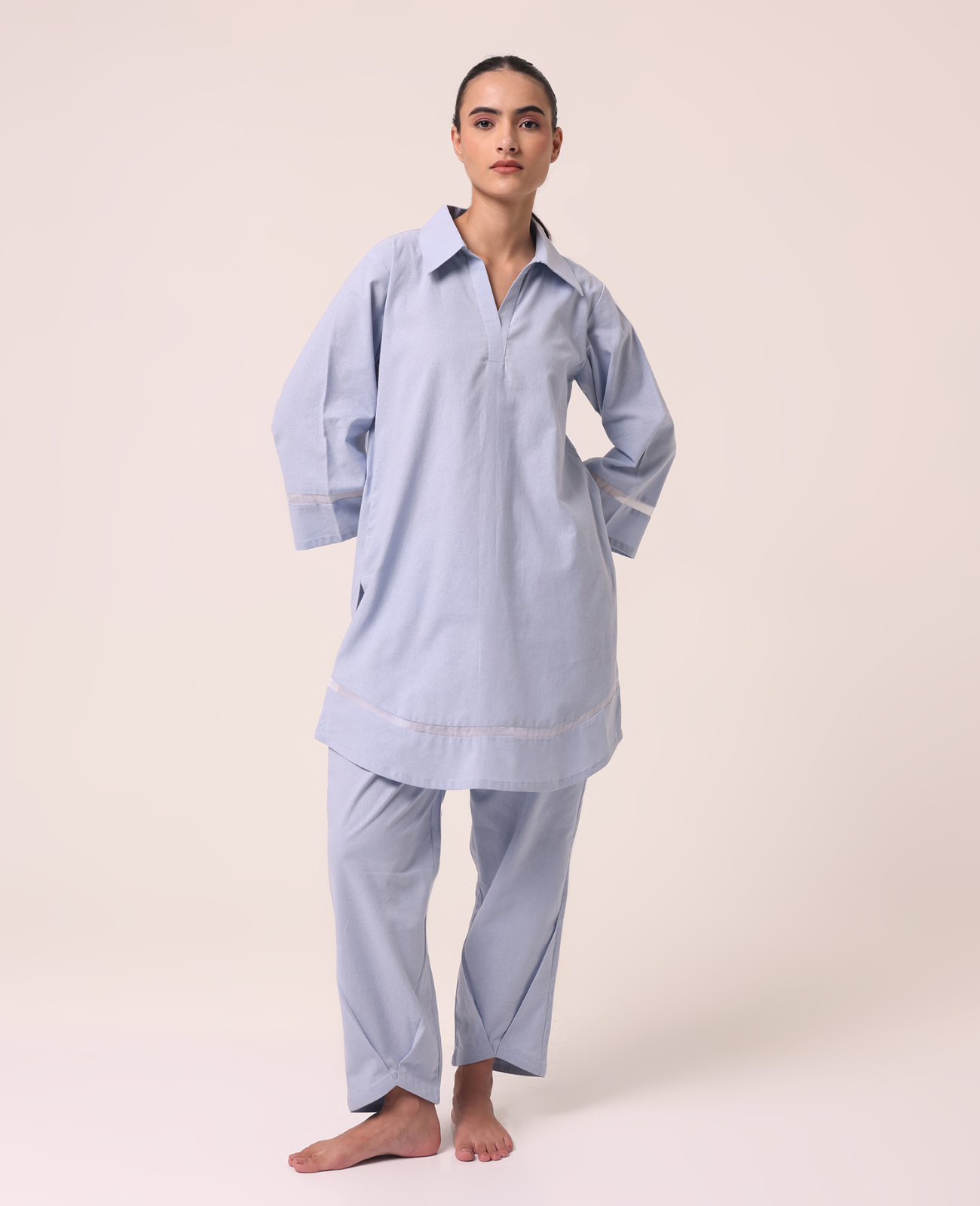 Powder Blue Matching Set