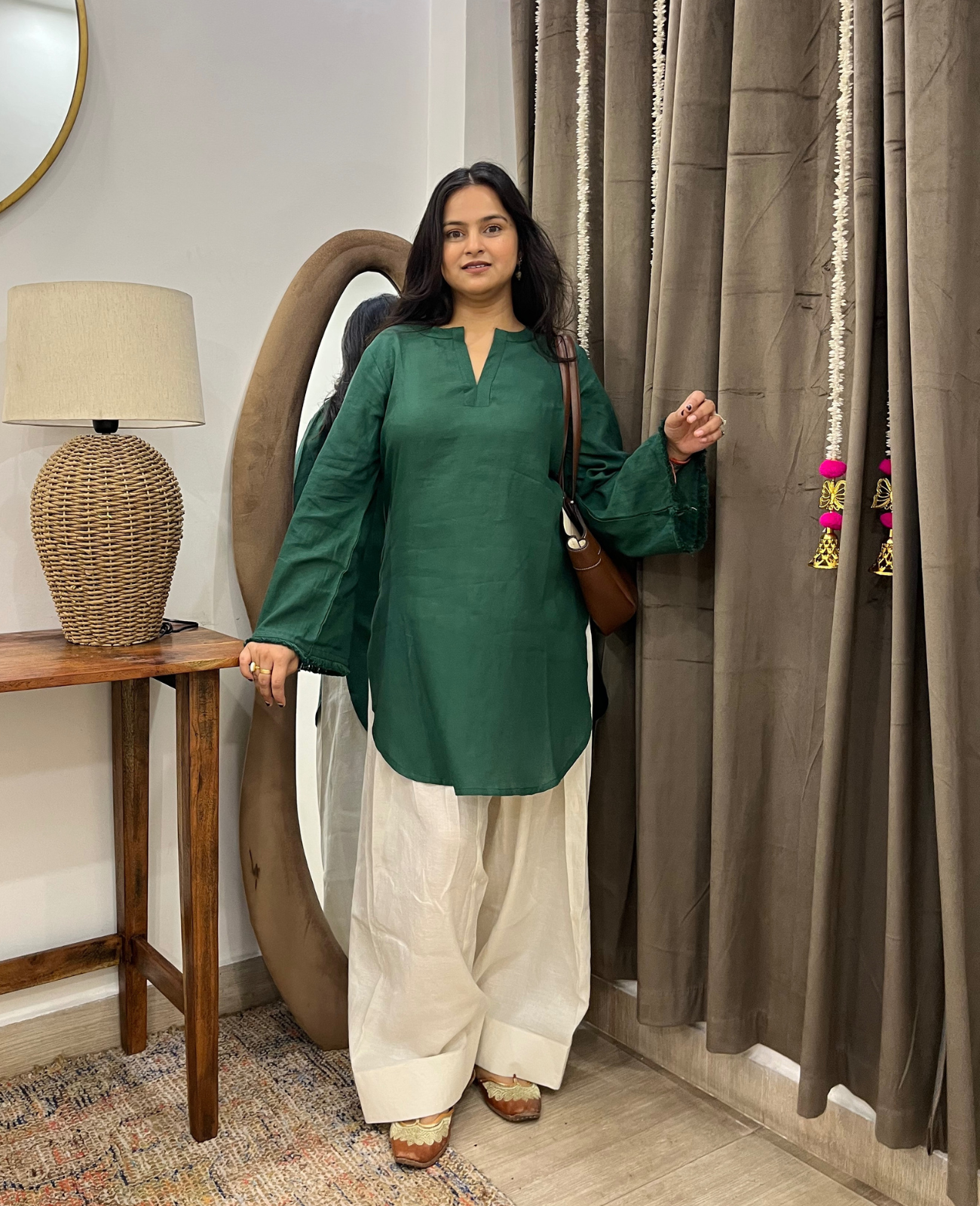 Chill Leaf - Classic Green Everyday Kurta