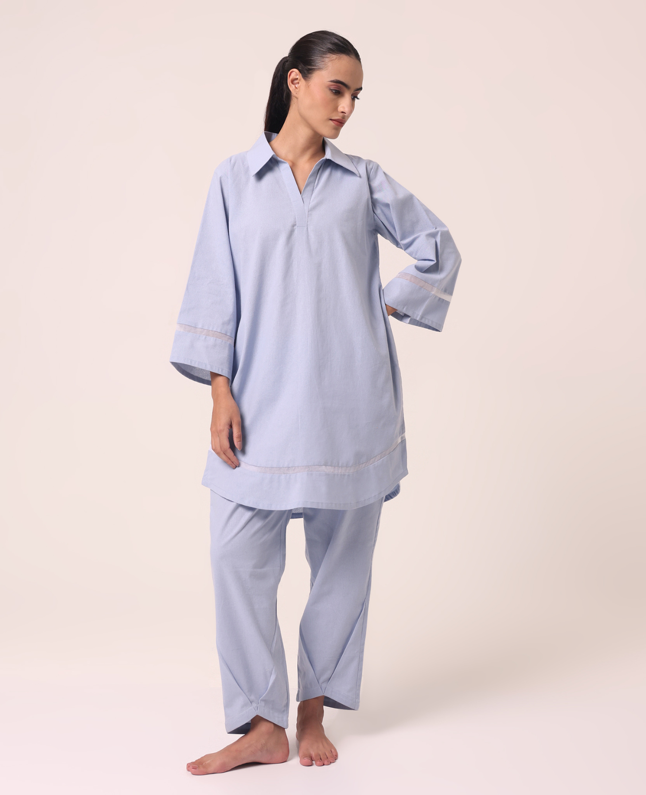 Powder Blue Matching Set