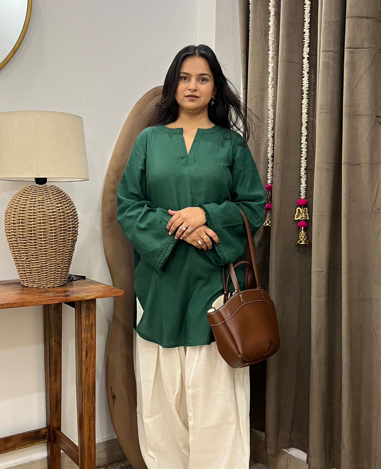 Chill Leaf - Classic Green Everyday Kurta