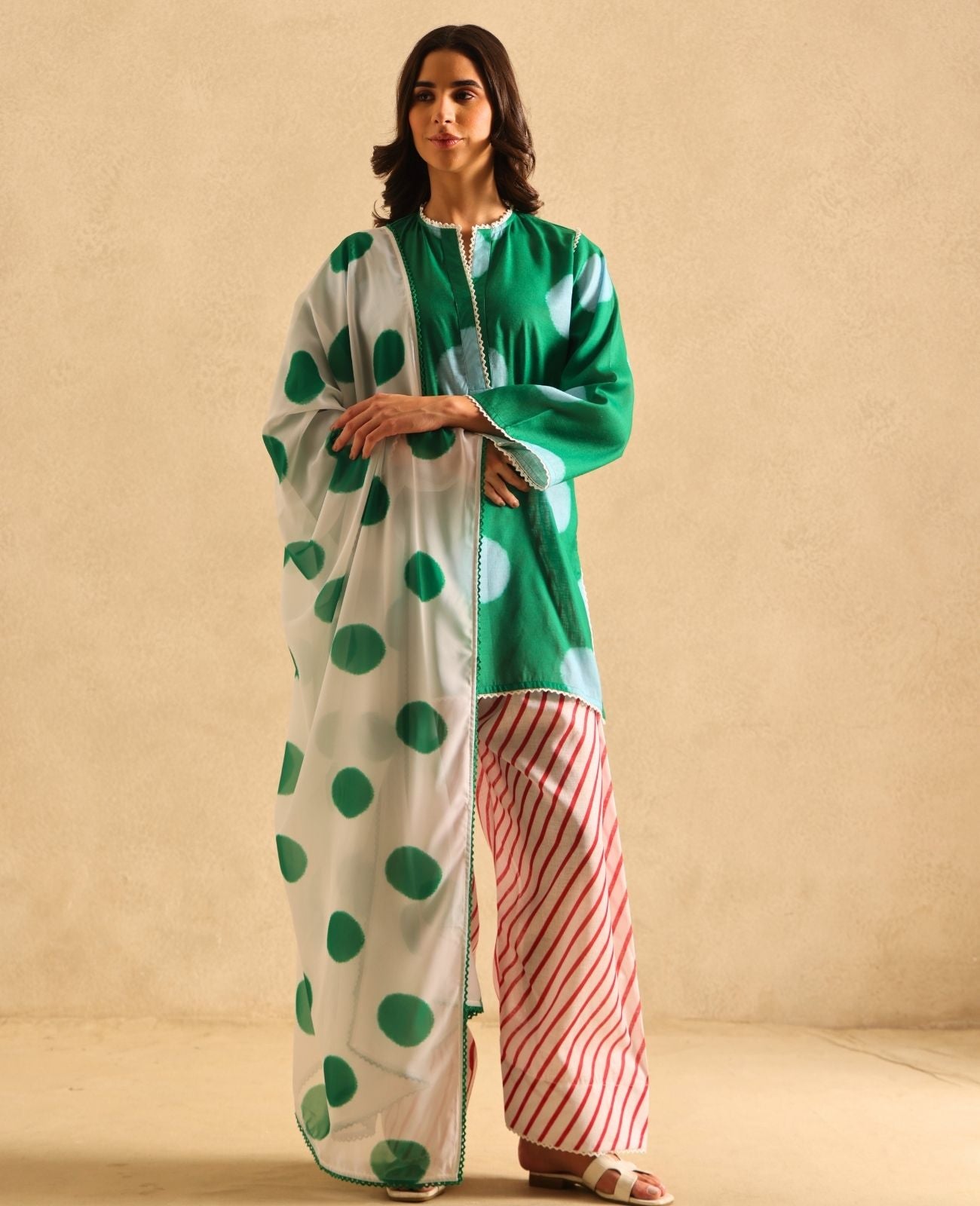 Polka Lane Farshi Salwar Set