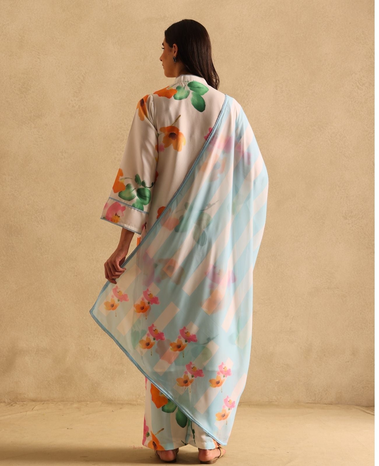 Poppy Petals Kurta Set