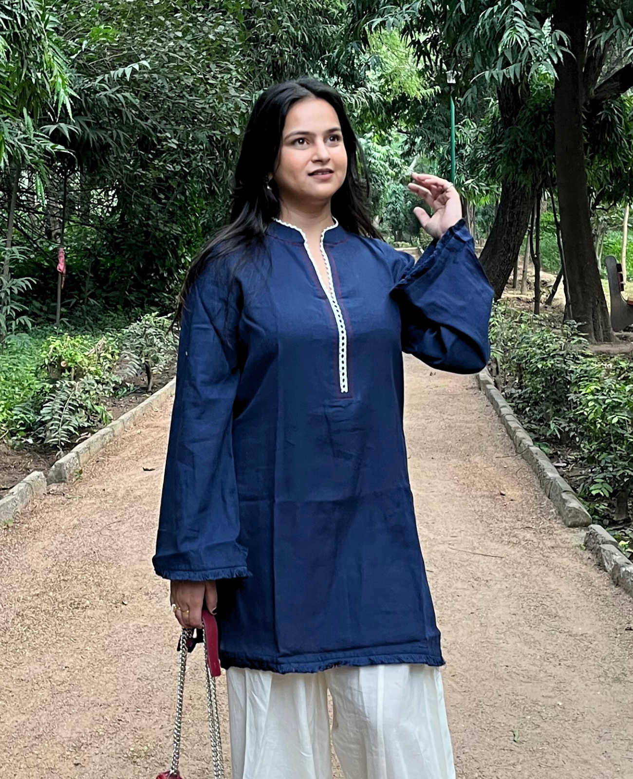 Navy Baby -Navy Blue Everyday Kurta