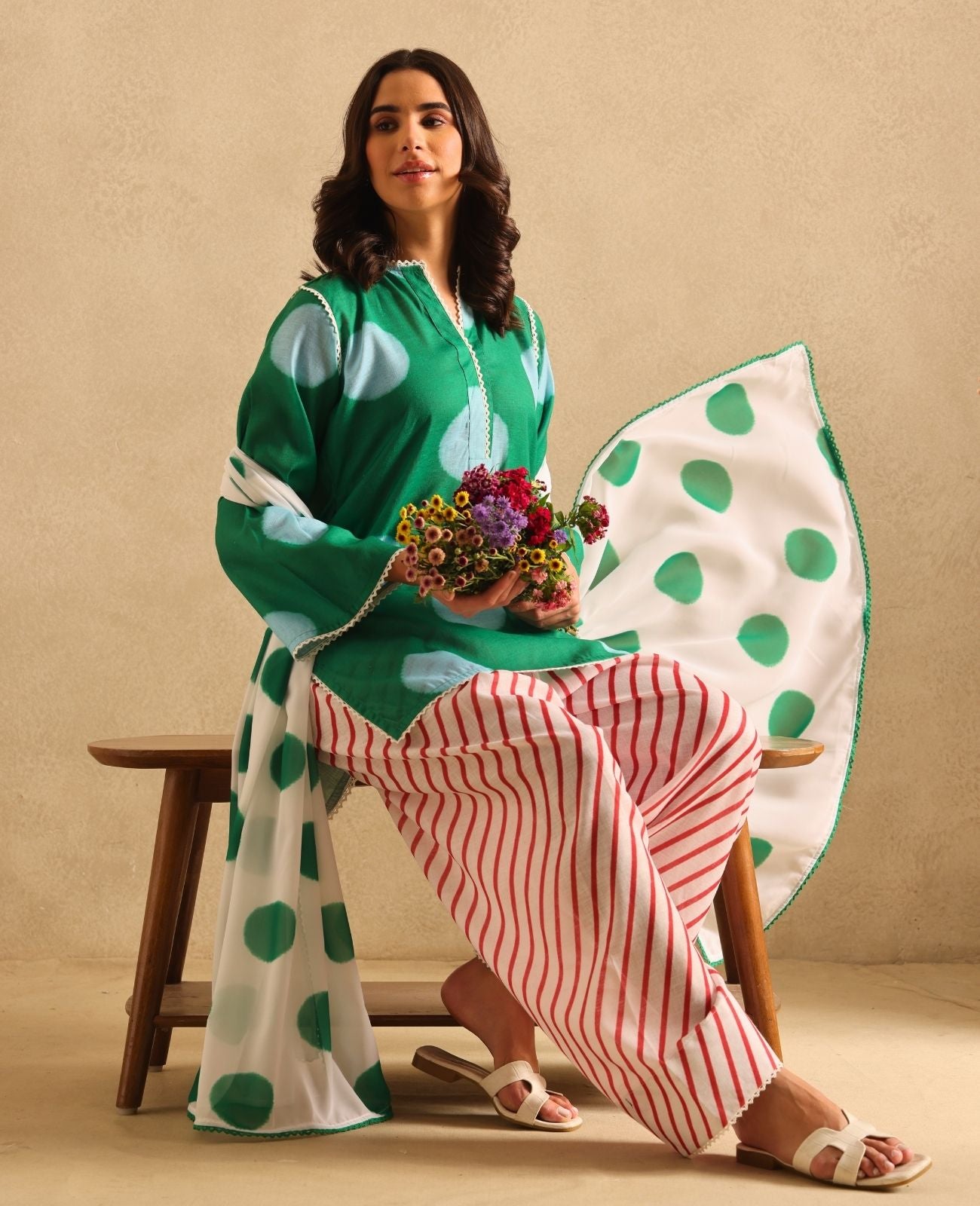 Polka Lane Farshi Salwar Set