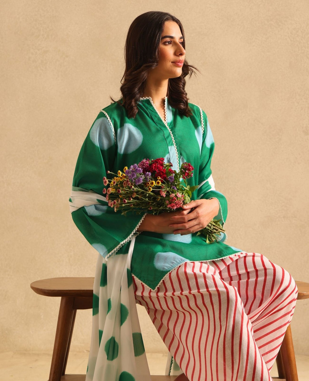 Polka Lane Farshi Salwar Set