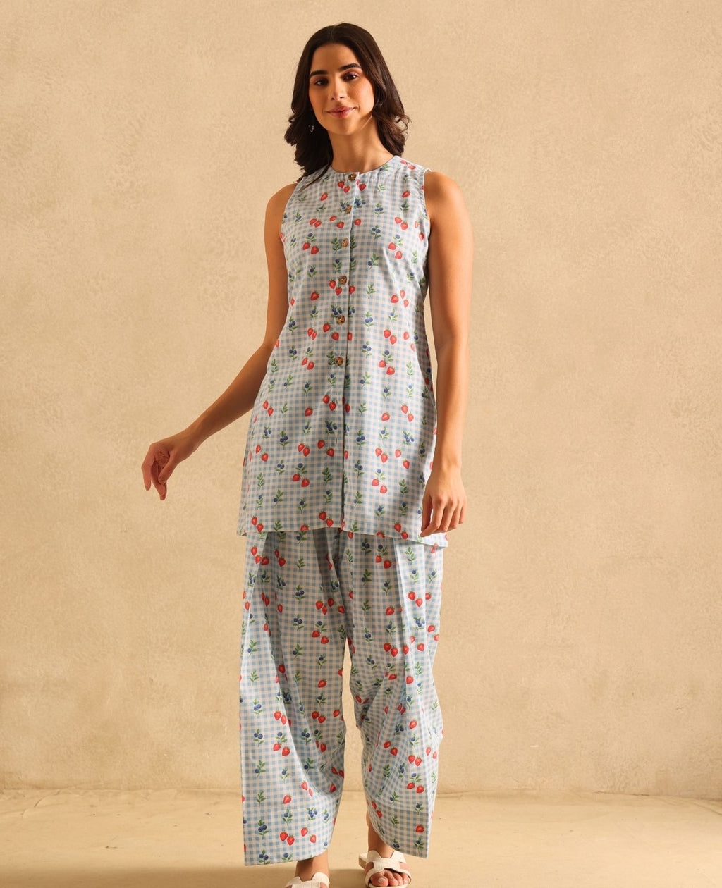 Berry Punch Farshi Co-ord Set – Set of 2