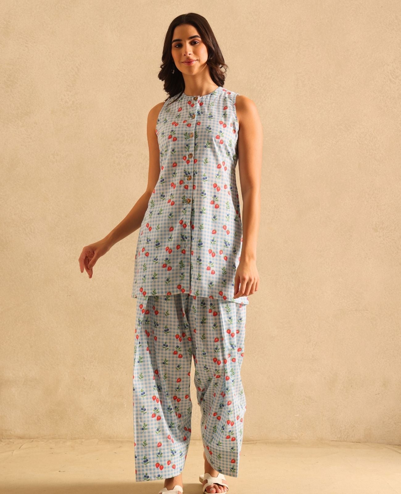 Berry Punch Farshi Co-ord Set – Set of 2