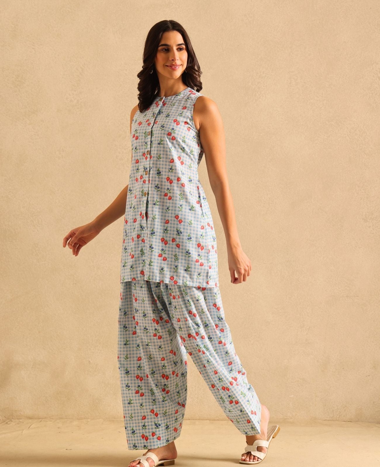Berry Punch Farshi Co-ord Set – Set of 2