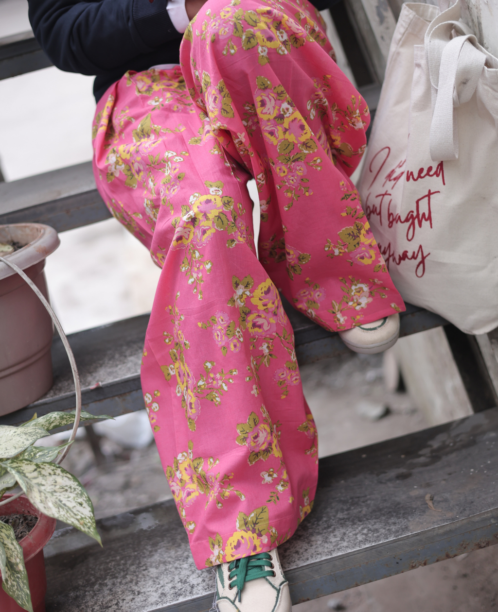 Gulabi Garden Farshi Salwar