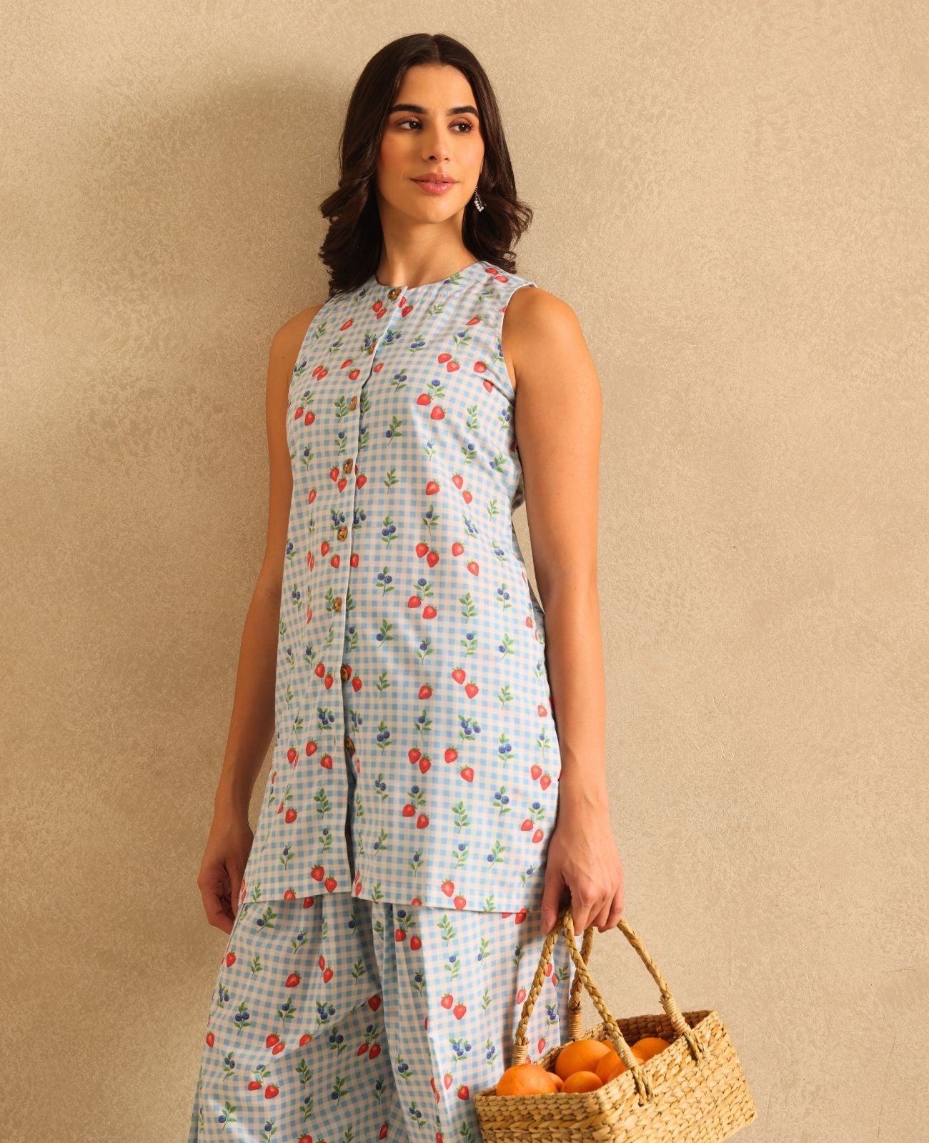 Berry Punch Farshi Co-ord Set – Set of 2