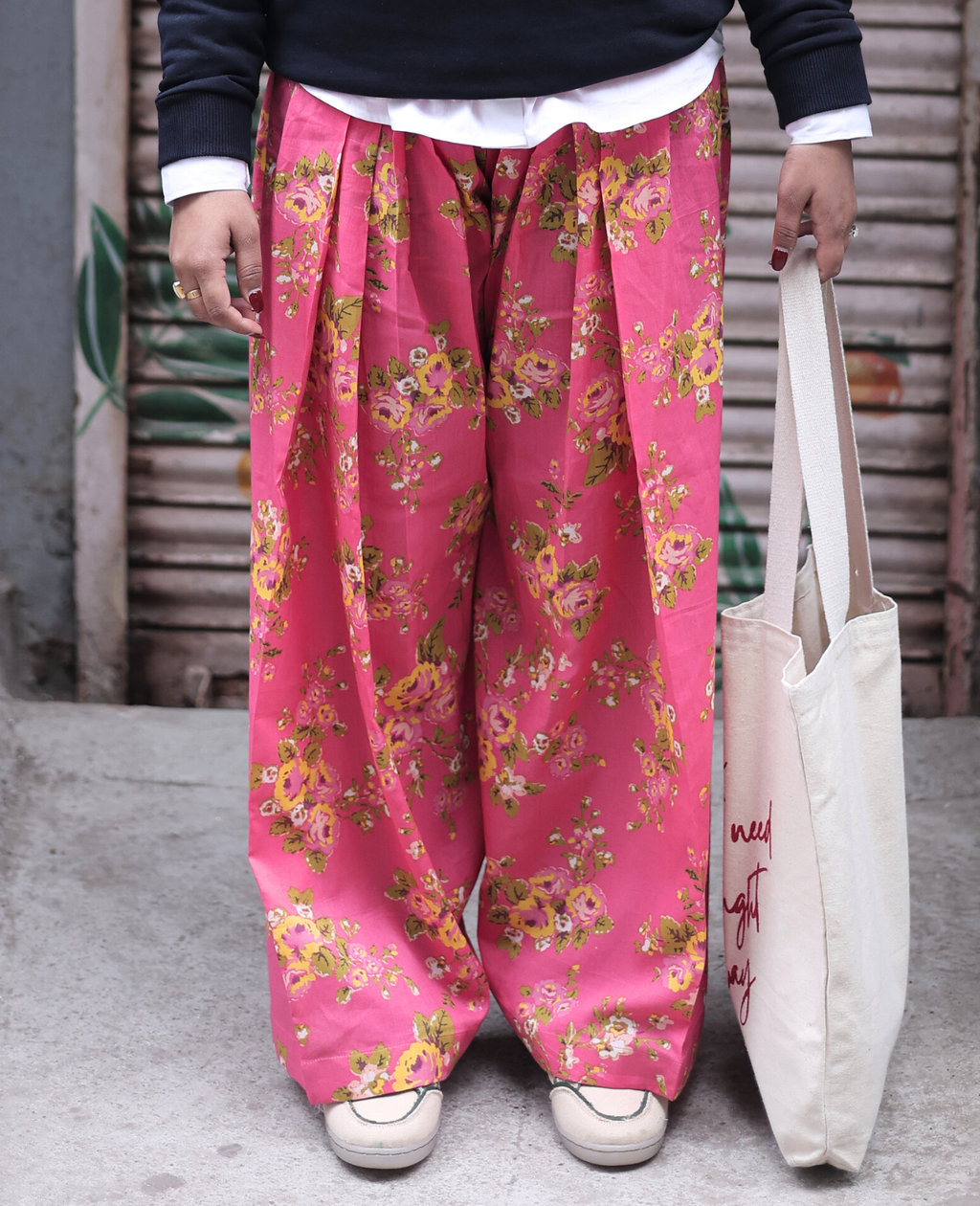 Gulabi Garden Farshi Salwar