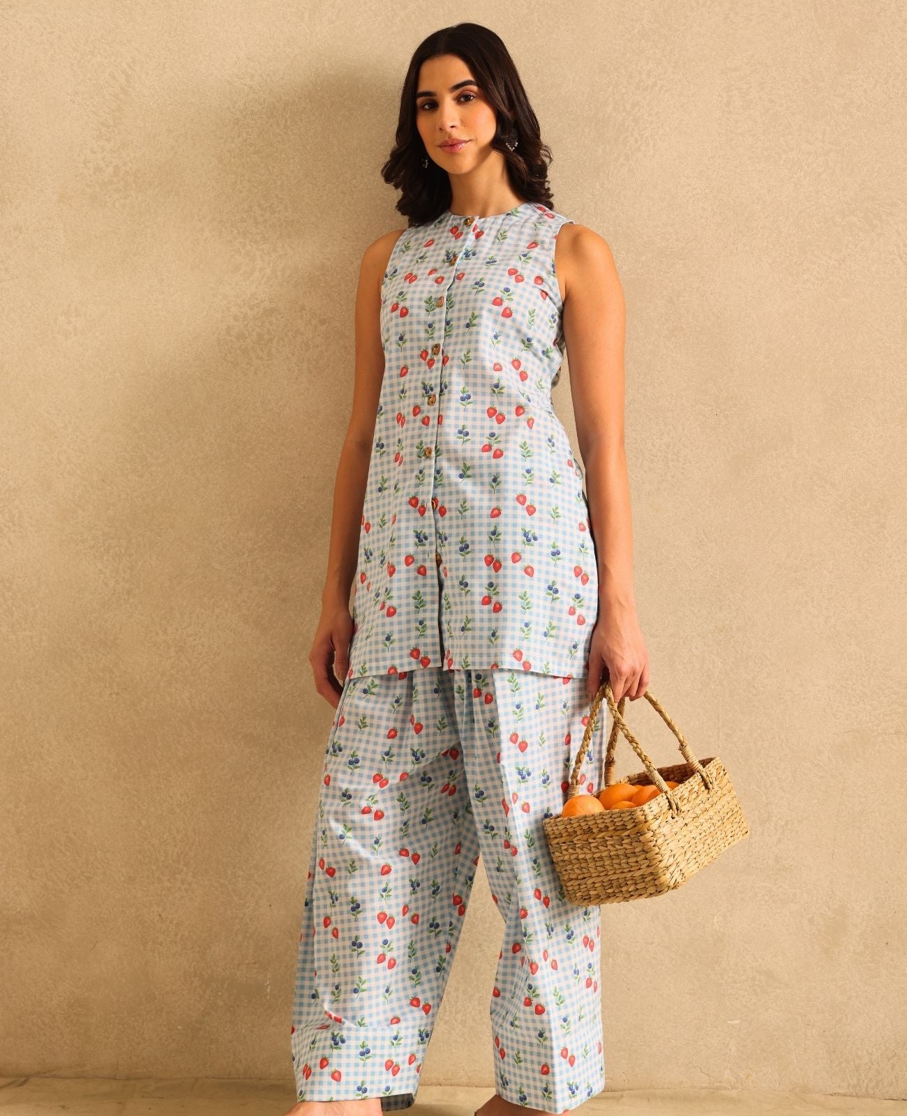 Berry Punch Farshi Co-ord Set – Set of 2