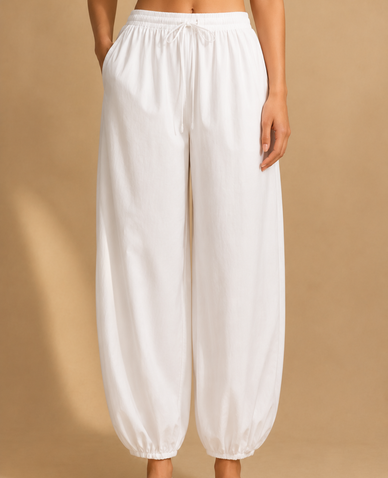 Cloud Classic White Balloon Pants