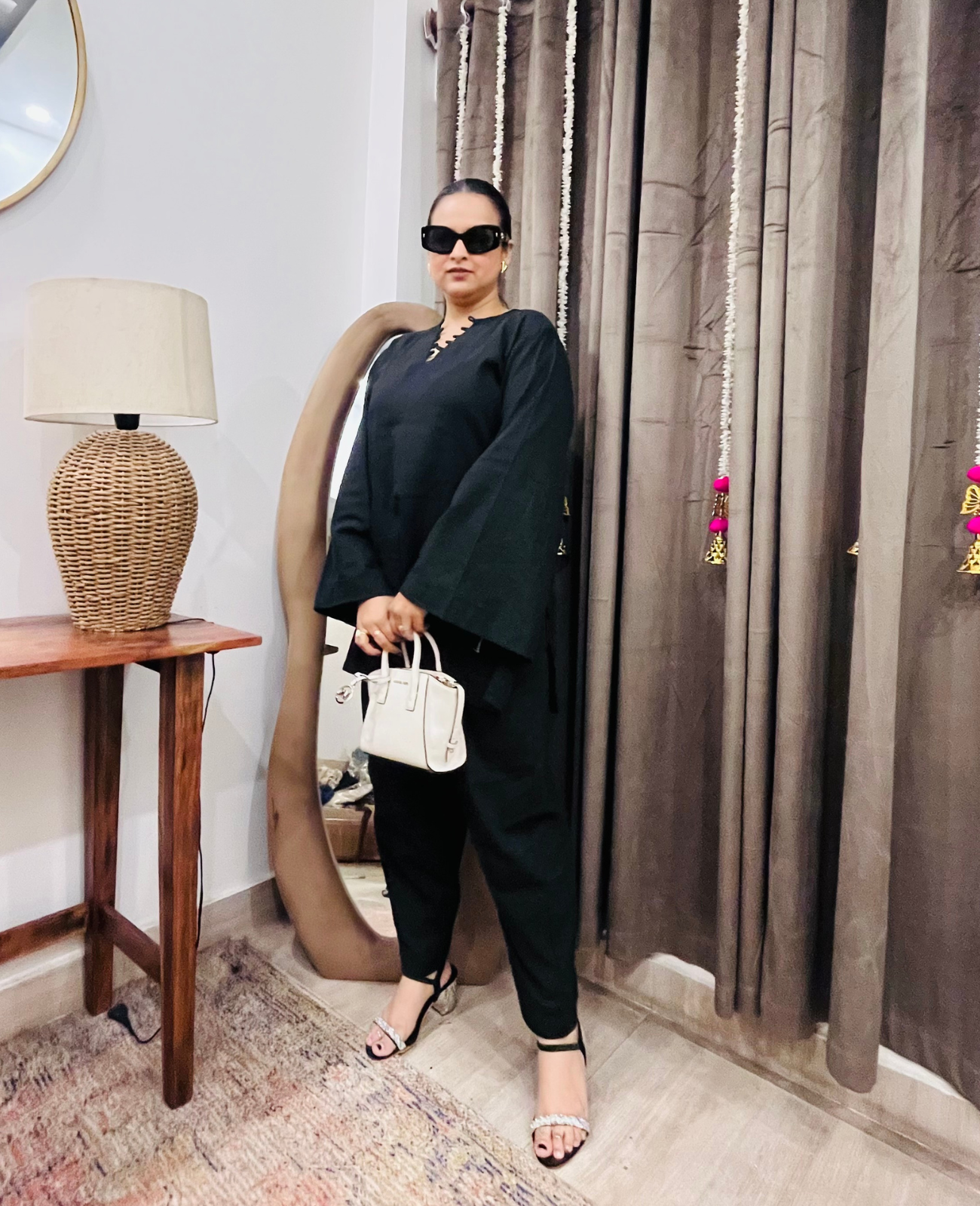 Slate Linen Textured Co-ord Set