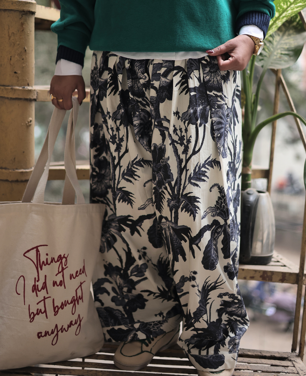 Neel Jungle Farshi Salwar