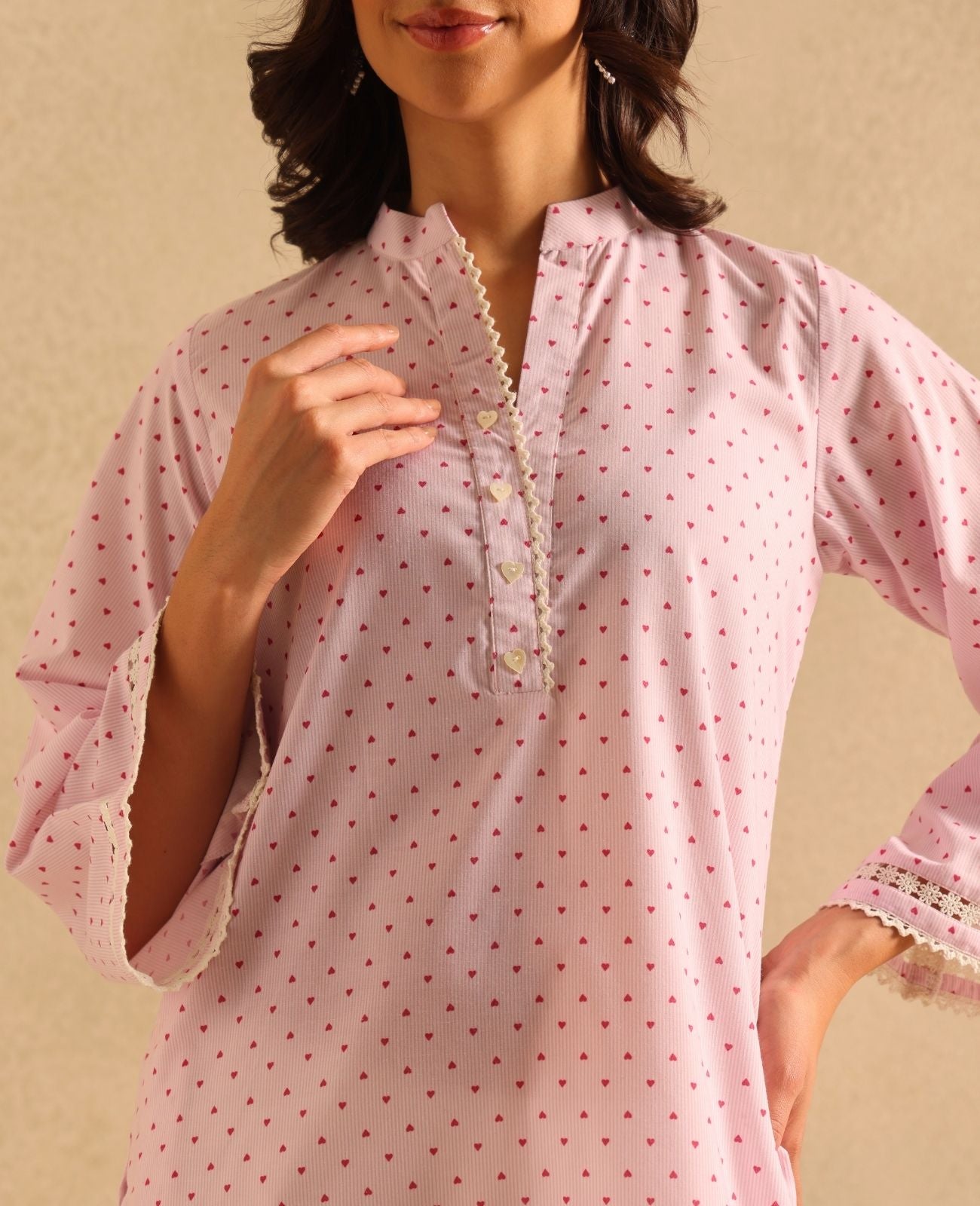 Baby Blush Farshi Suit Set – Set of 2