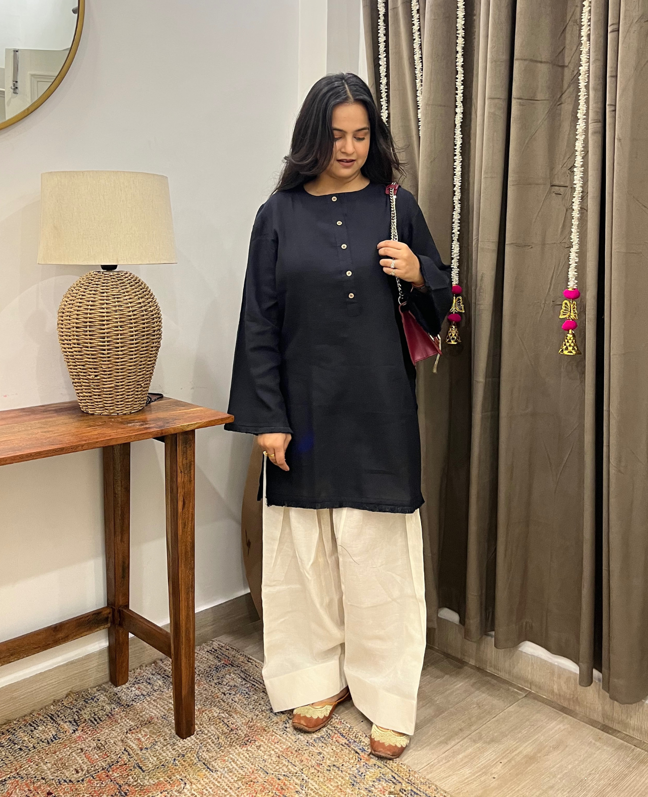 All Time Fave -Classic Black Everyday Kurta